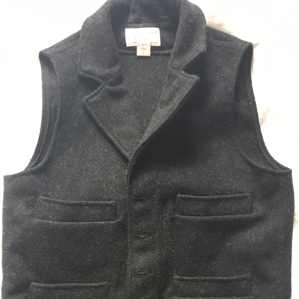 Filson Mackinaw Western Vest - Charcoal, Small
